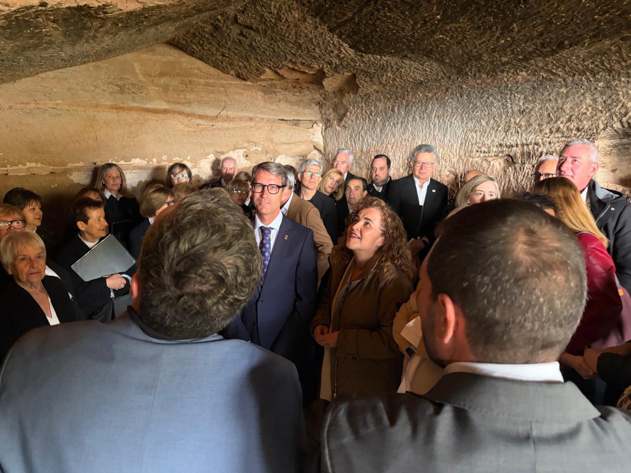 La delegada en el Scriptorium de Albelda de Iregua