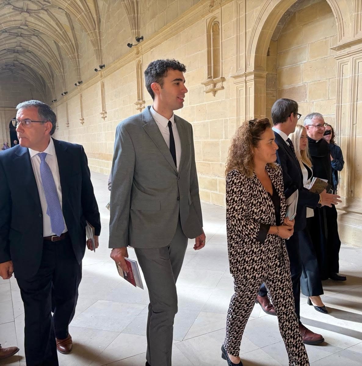 La delegada del Gobierno en La Rioja, Beatriz Arraiz, en San Millán