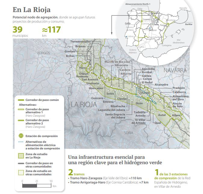 Mapa proyectos hidrógeno