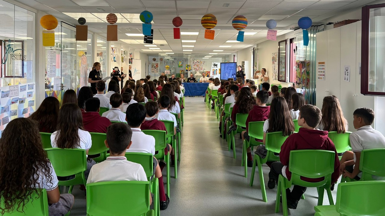 Imagen de archivo de una charla anterior en un centro educativo de La Rioja