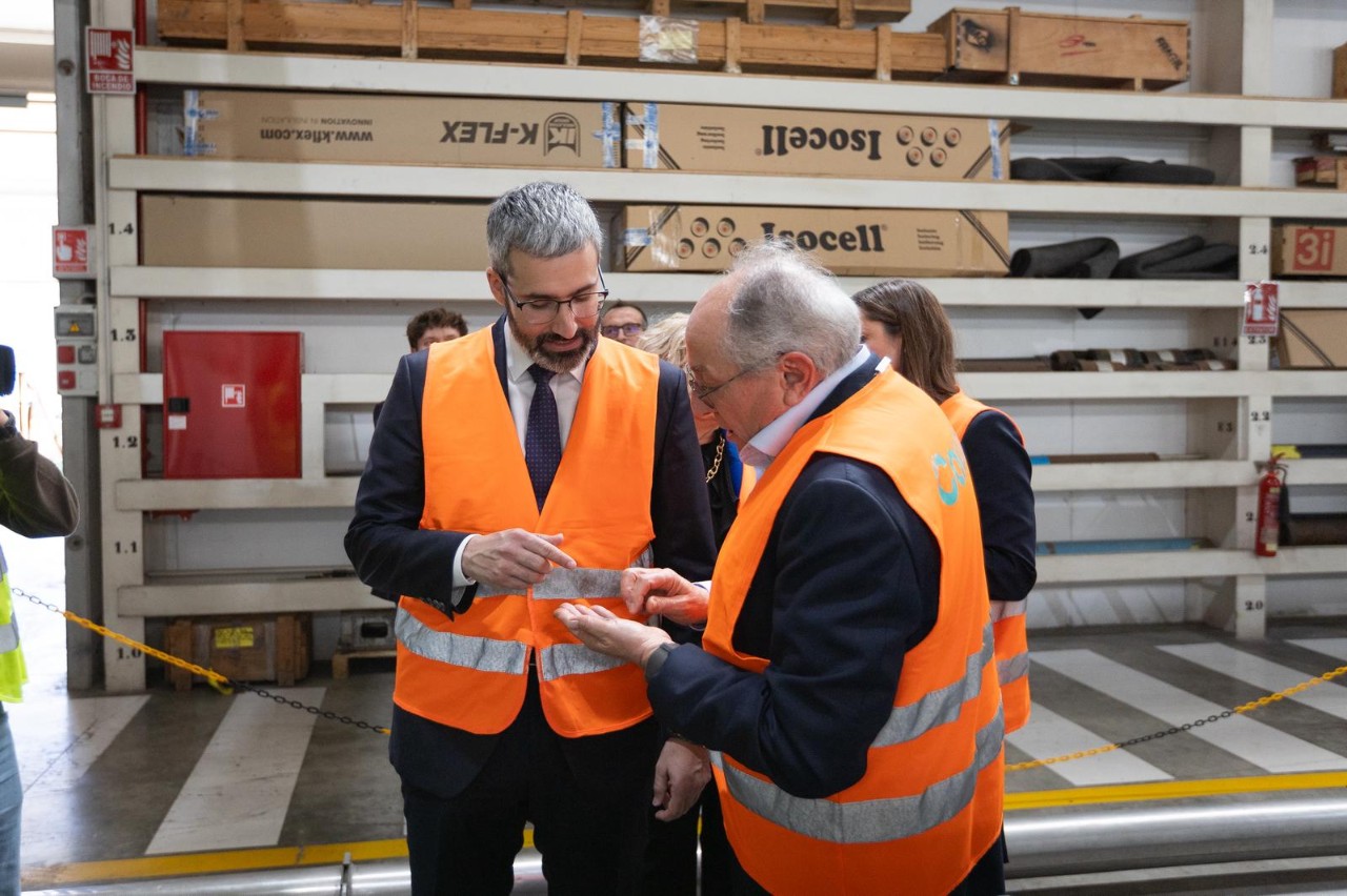Lucas, dentro de las instalaciones