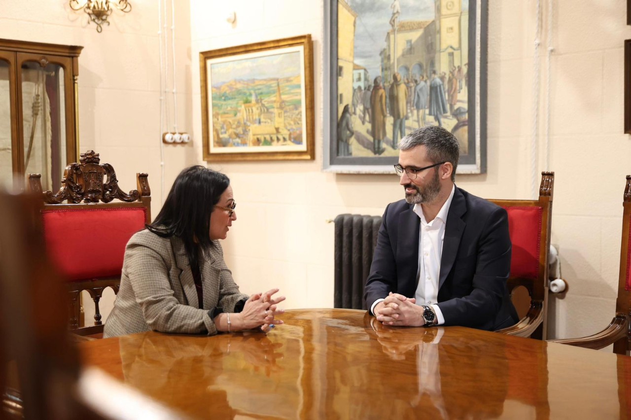 Reunión con la alcaldesa