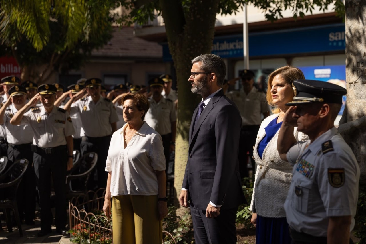El delegado, en un momento del acto