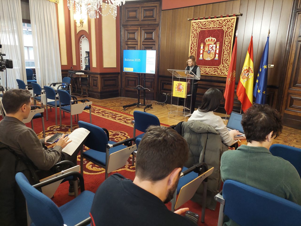 Rueda de prensa de la delegada del Gobierno