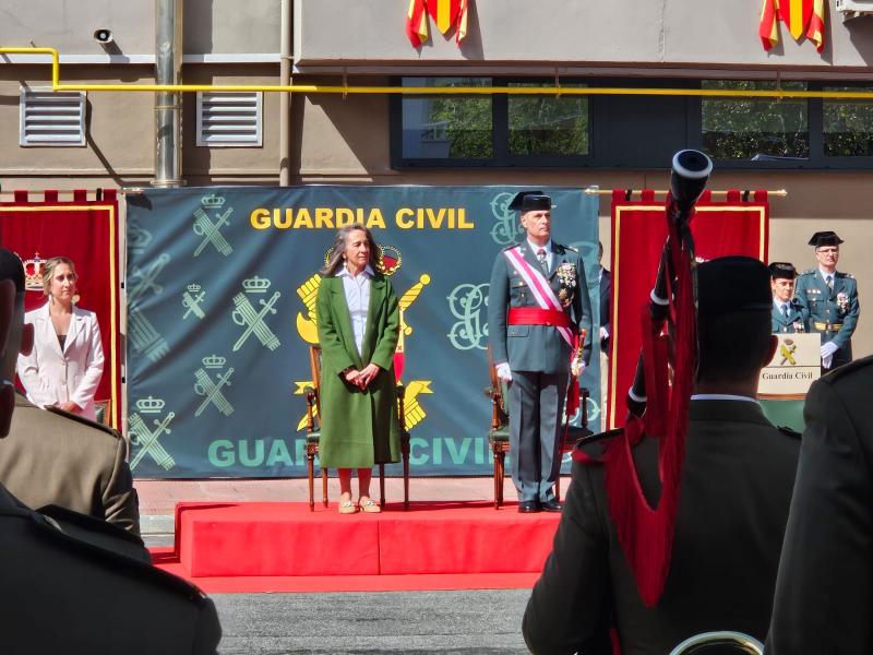 El General de Brigada Jefe de la Zona del País Vasco de la Guardia Civil preside junto con la Delegada del Gobierno en el País Vasco el acto conmemorativo del 181º aniversario de la fundación de la Guardia Civil