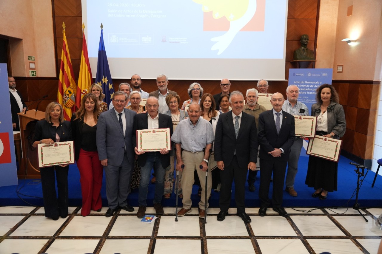 Homenaje represaliados Aragon 2026