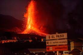 Extensión de lava (Fuente : Agencia EFE)