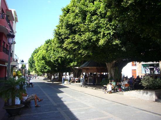 Foto de una calle de La Palma