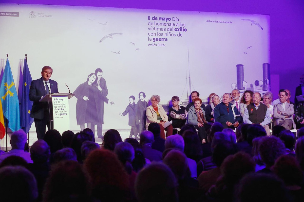 El Gobierno de España rinde homenaje en Asturias al exilio republicano