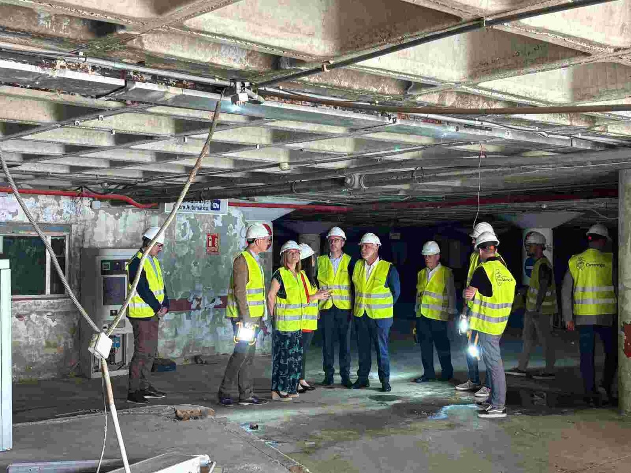 Visita al garaje subterráneo de la Plaza Mayor de Catarroja