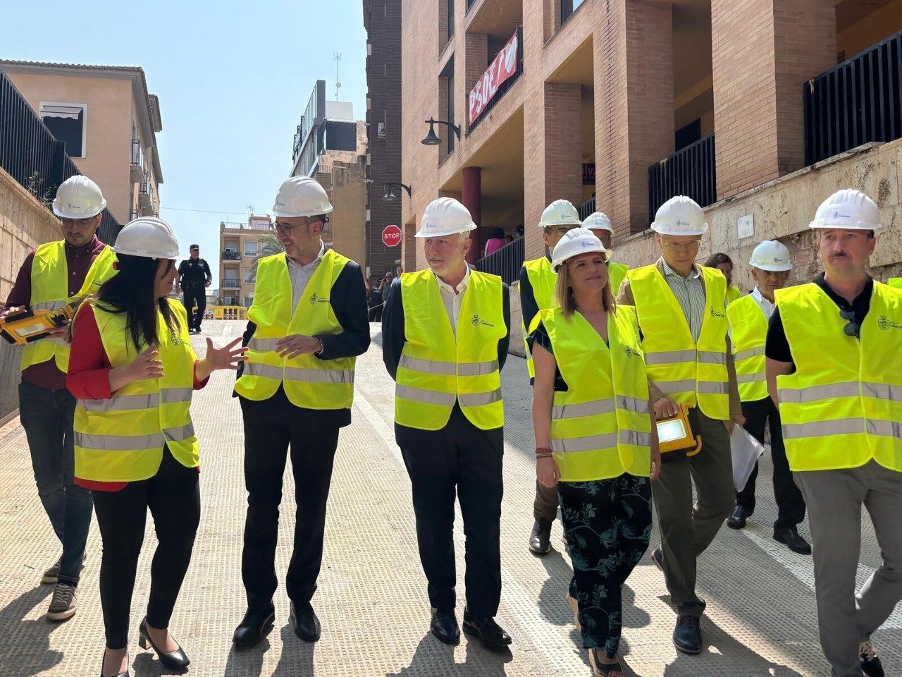 Visita al garaje subterráneo de la Plaza Mayor de Catarroja