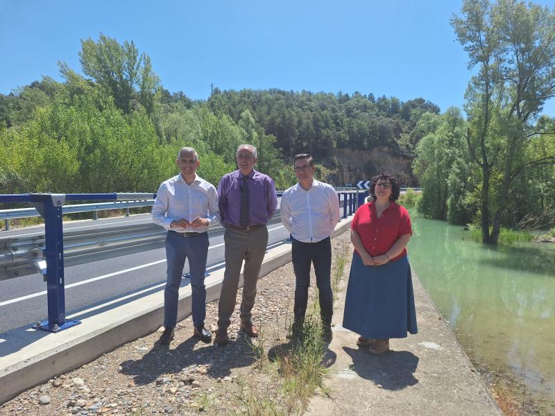 El Ministerio de Transportes abre el puente de la N-123A sobre el embalse de Barasona tras invertir 1,68 millones de euros en su renovación