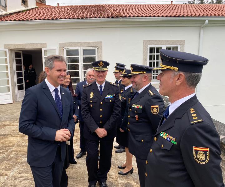 José Miñones valora el reforç del Govern en seguretat ciutadana en la presentació dels nous comissaris que s'incorporen a la Prefectura Superior de Policia de Galícia
