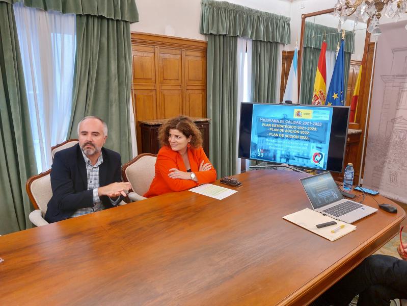 María Rivas destaca l'aposta de la Subdelegació del Govern a la Corunya per la millora dels serveis públics gràcies a l'execució del Pla Estratègic 2021-2023 que tindrà continuïtat fins a 2026