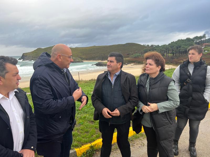Pedro Blanco destaca el potencial del surf per a desestacionalizar i potenciar el turisme en Valdoviño de la mà dels fons del Pla de Recuperació del Govern