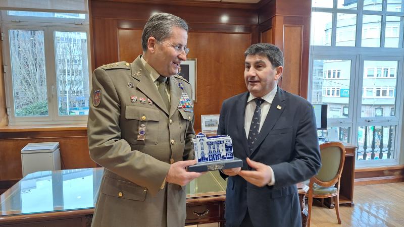 Pedro Blanco rep al Cap de l'Estat Major de l'Exèrcit de Terra