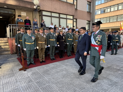 Imagen del delegat en una celebració de la Guàrdia Civil