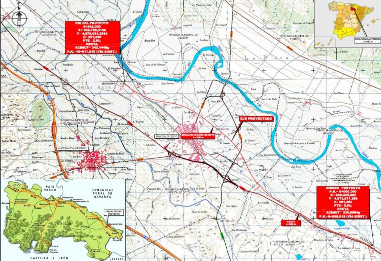 El Govern autoritza licitar per 19,6 milions d'euros l'execució de les instal·lacions per al control del trànsit ferroviari en la Variant de Rincón de Soto