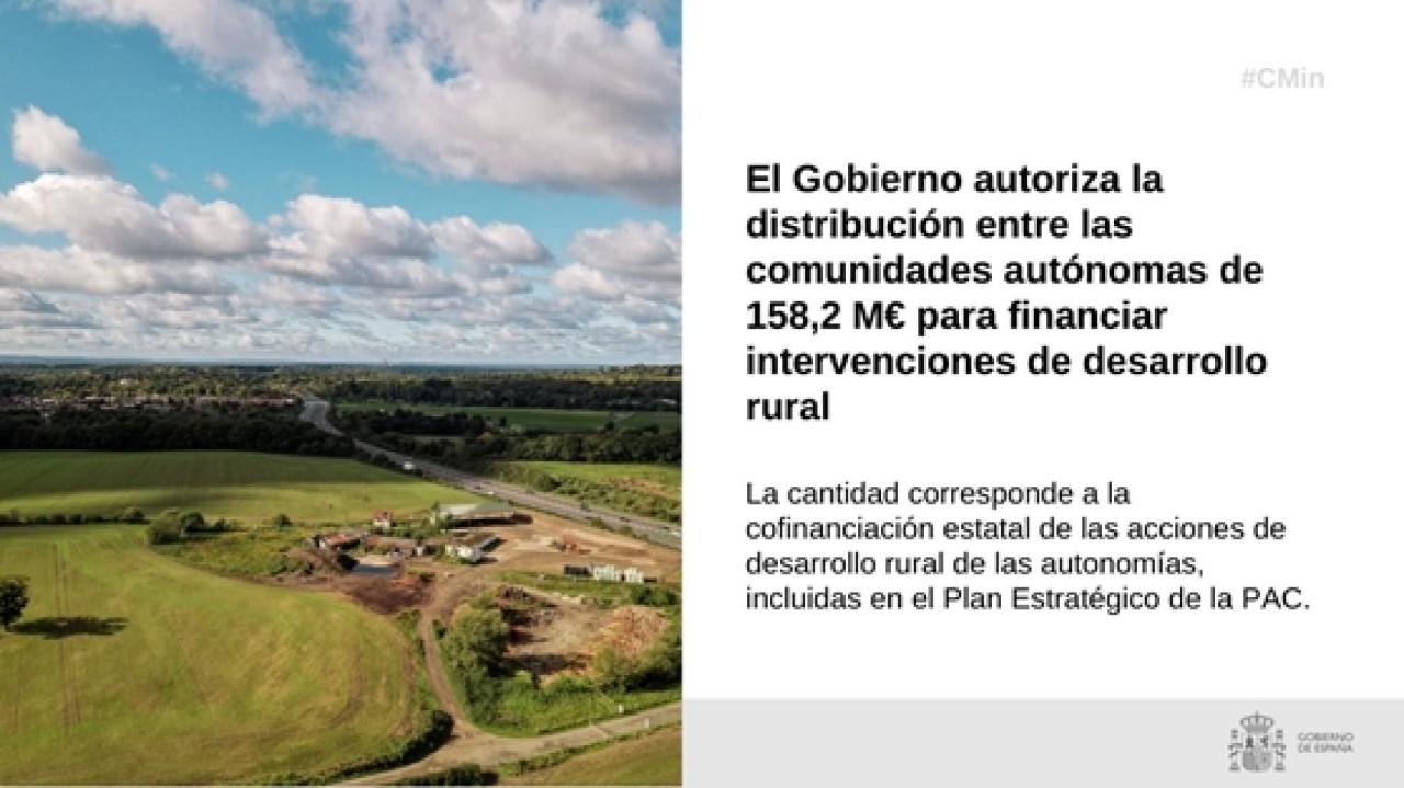 El Govern autoritza la distribució a la Rioja de més de 2 milions d'euros per a finançar intervencions de desenvolupament rural