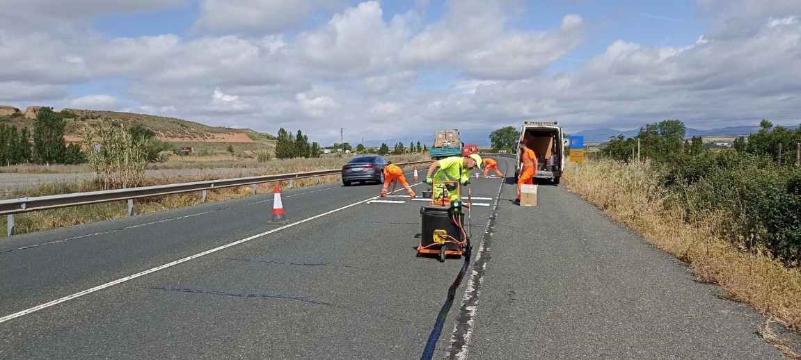 Obres en carretera de La Rioja 1