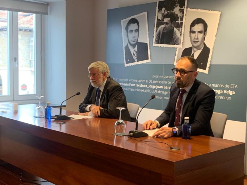 Jose Humberto Fouz Escobero, Jorge Juan Garcia Carneiro eta Fernando Quiroga Veiga oroitzeko eta omentzeko ekitaldia, ETAk desagerrarazi zituela 50 urte betetzen direnean.