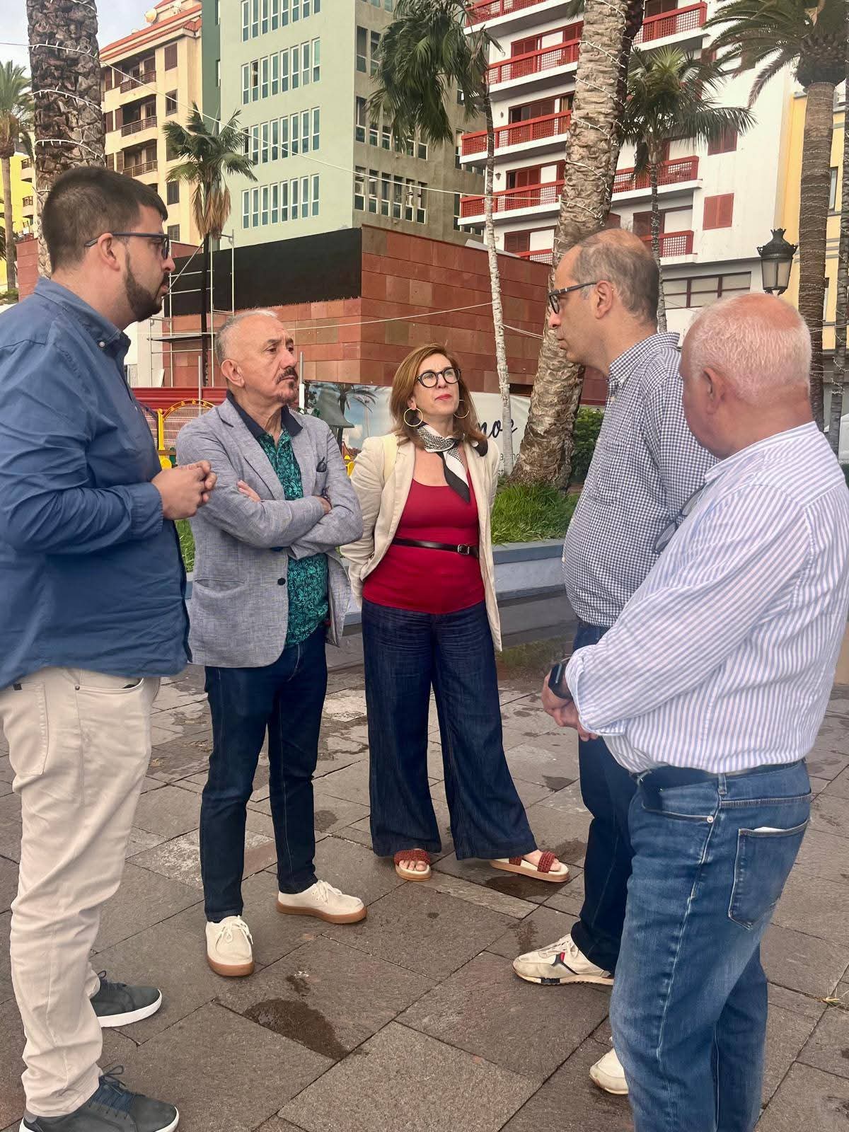 VISITA A LA PALMA DEL SECRETARIO GENERAL DE UGT VISITA A LA PALMA DEL SECRETARIO GENERAL DE UGT