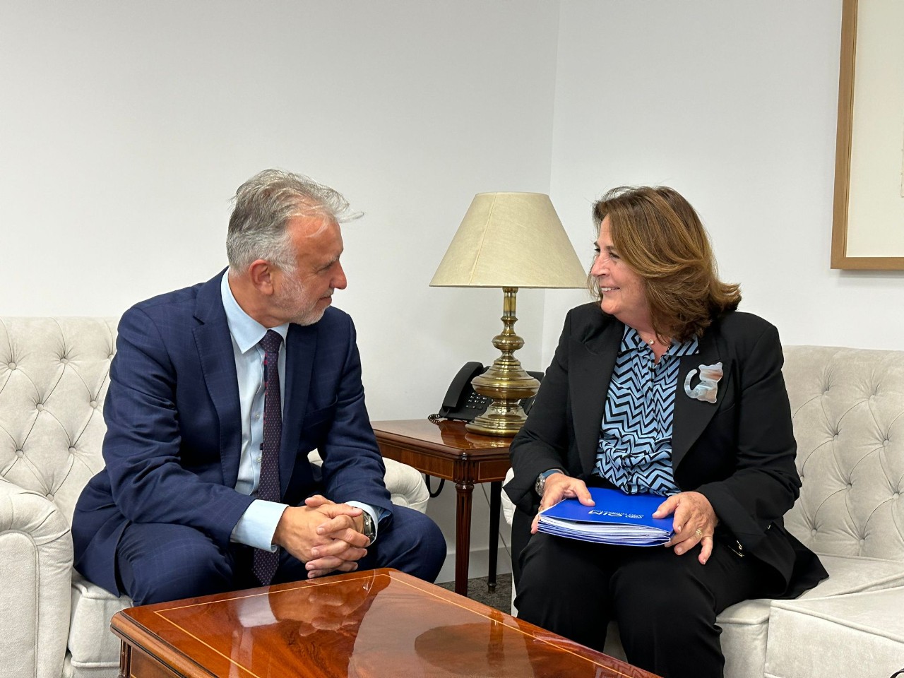 Reunió amb la representant de l'Organització Internacional de Migracions